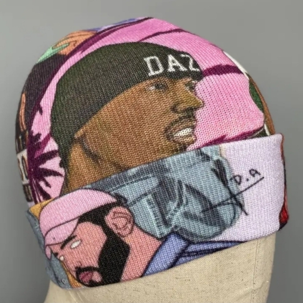 Hip Hop Graphic Warm Beanie